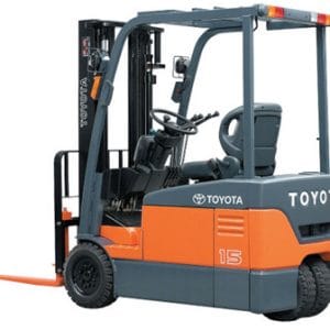 Xe nâng điện ngồi lái 3 bánh Toyota (model 7FBE, 8FBE)